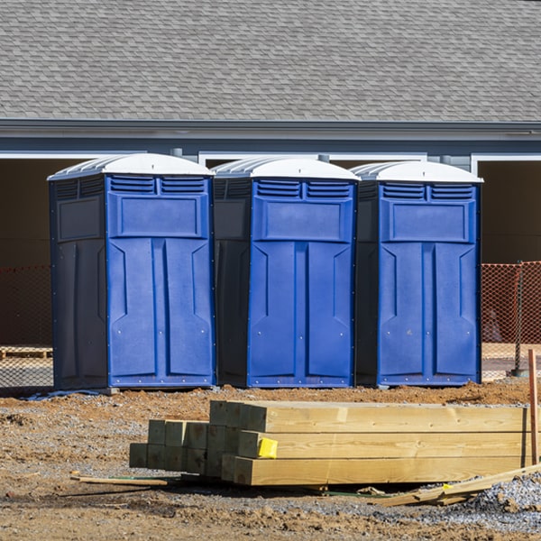 what is the expected delivery and pickup timeframe for the porta potties in Fort George G Meade MD